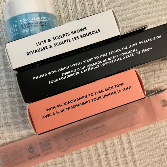 elf Makeup Bundle Brow Lift Brush Applicator Power Grip Matte Primer Niacinamide - Picture 5 of 5